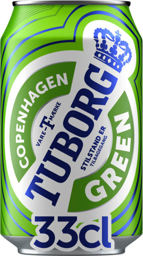 Tuborg Grønn 0,33l boks