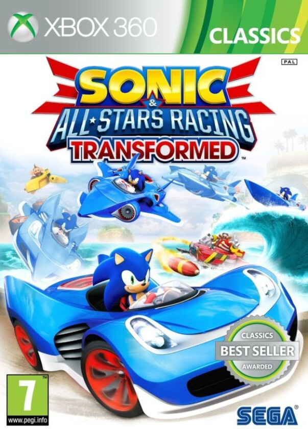 Sonic & All-Stars Racing Transformed - Microsoft Xbox 360 - Racing