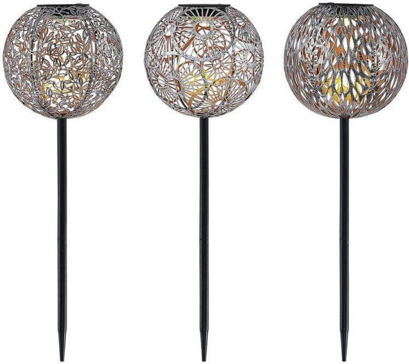 Vilani LED-sollamper i 3-er-sett