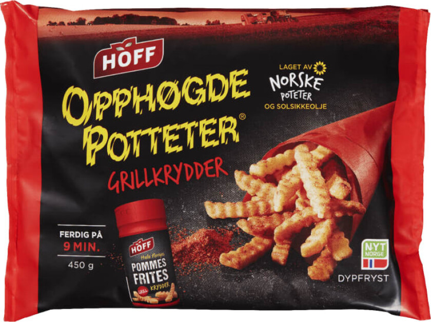 Hoff Opphøgde Potteter Pommes Krydder 450g