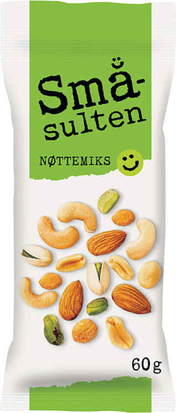 Småsulten Nøttemiks 60g
