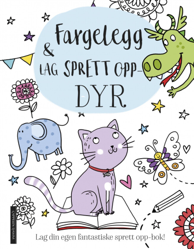 Fargelegg & lag sprett opp-dyr av Elizabeth Golding
