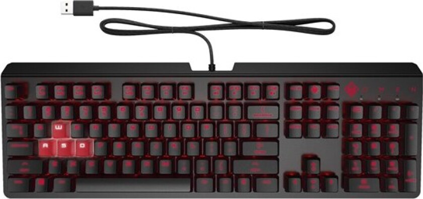 OMEN Encoder - MX Brown - Gamingtastatur - Nordisk - Brun