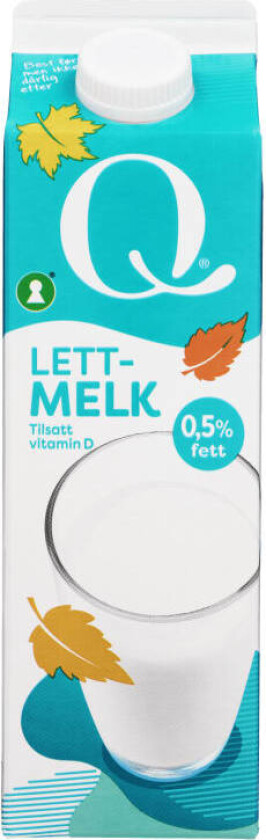 Lettmelk 0,5% 1l
