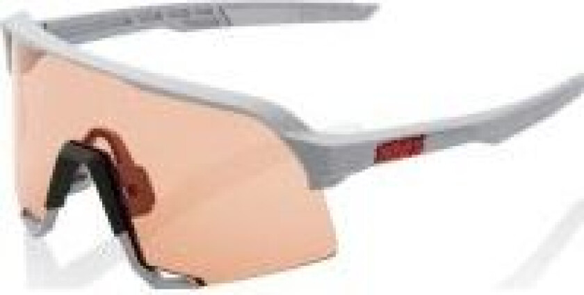 100 % 100 % S3 Soft Tact steingrå briller – HiPER Coral Lens (LT 52 % Coral Lens + LT 93 % Clear Lens) (NY 2021)