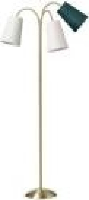 GULVLAMPE SALSA GULD MED C-G-O SKÆRME