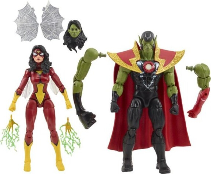 Marvel Legends Series - Skrull Queen and Super-Skrull 15cm