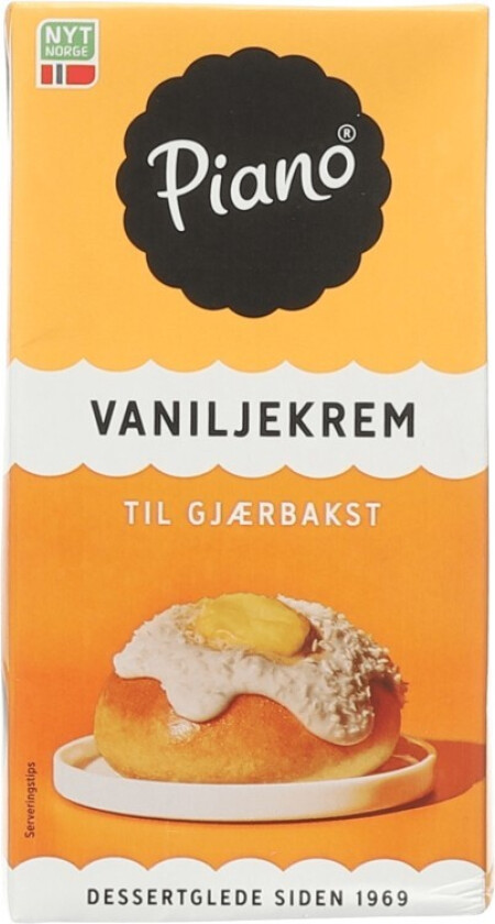 Piano Bakefast Vaniljekrem 0,5l