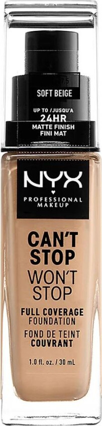 Can'T Stop Won'T Stop Full Coverage Foundation Soft Beige