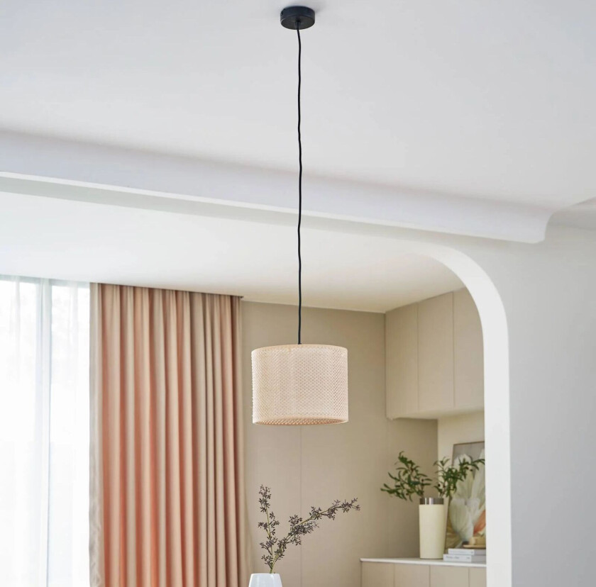 Soula hengelampe krem Ø 26 cm