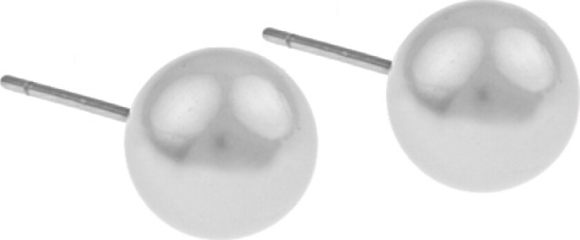 Snö Of Sweden Laney Pearl Earring White 8mm