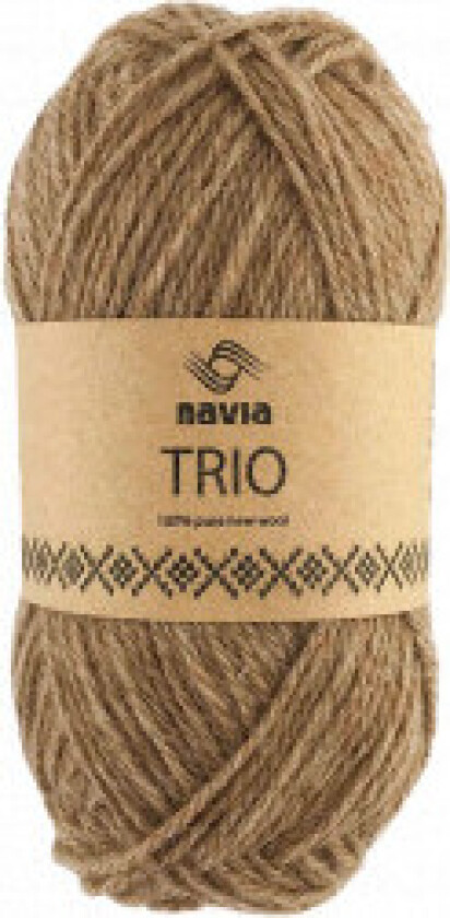 Trio Garn 35 Lysebrun