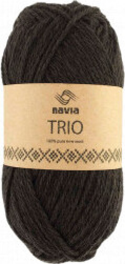 Trio Garn 36 Mørkebrun