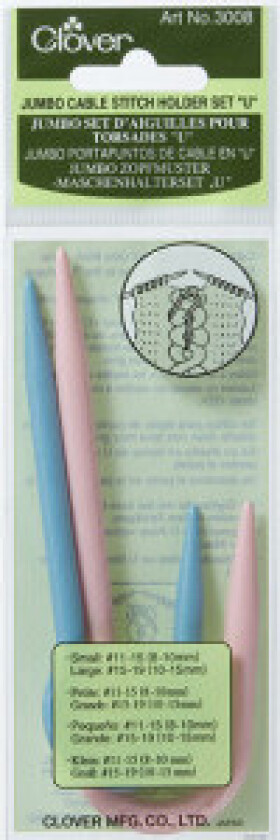 Â Clover Jumbo U-formede Hjelpepinner - 2 stk