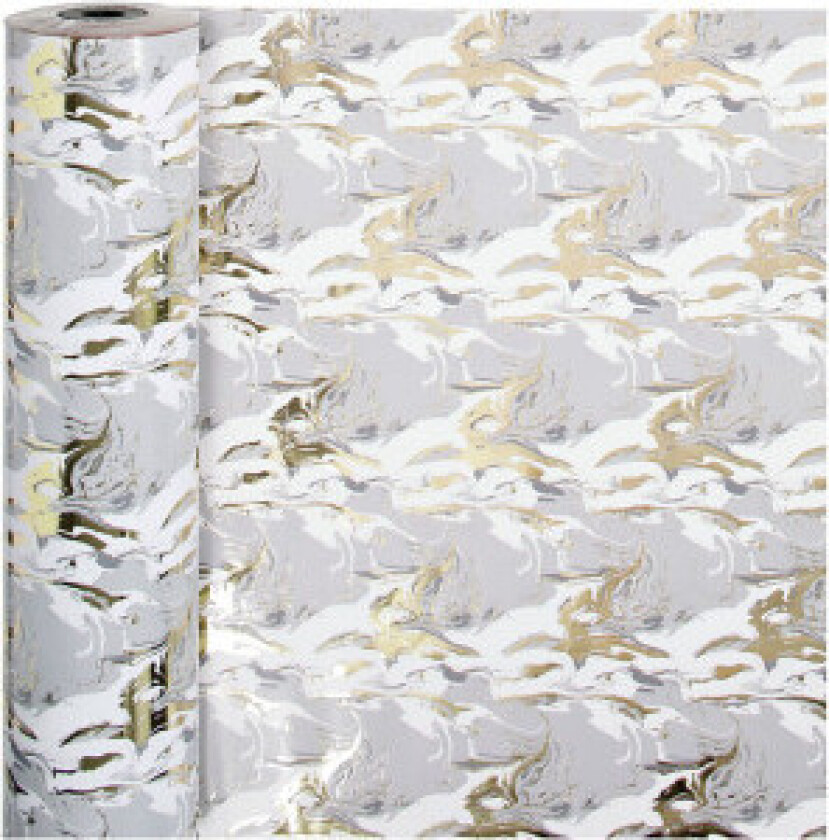 Gavepapir, marmorering, B: 50 cm, 80 g, 100 m/ 1 rl.