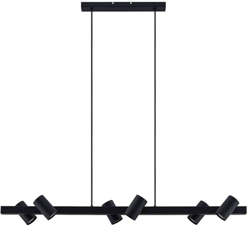 Savoli hengelampe, lang, svart