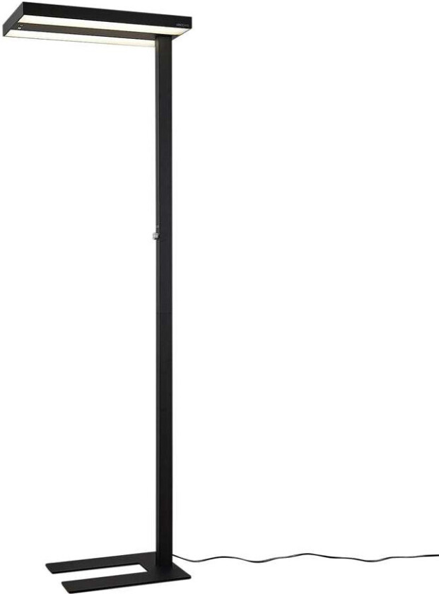 Logan Pro LED-gulvlampe sensor 4 000 K svart