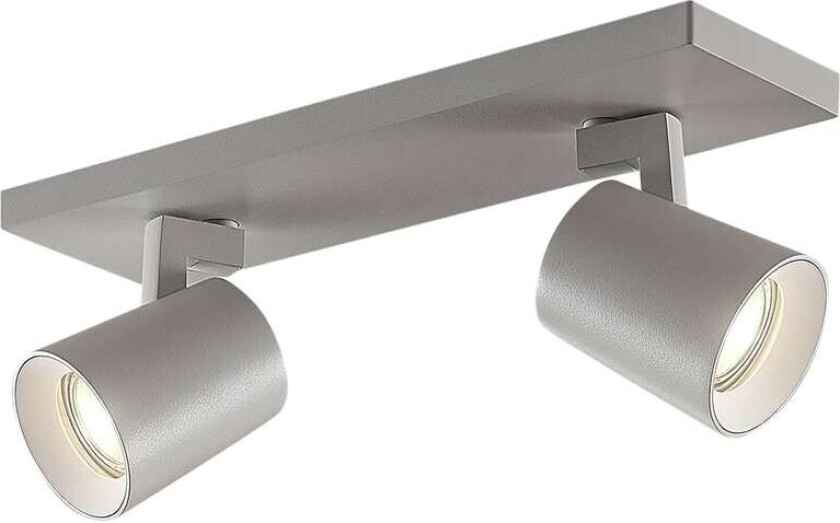 Iavo takspot, kantet, hvit, 2 lyskilder