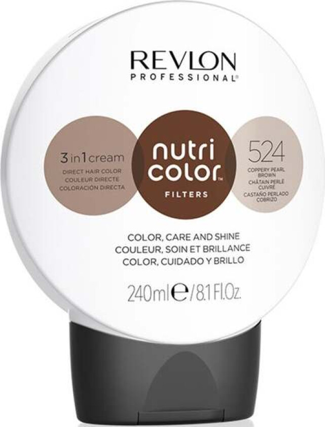 Bilde av Nutri Colors Filter Minicolor 240ml 524-Coppery Pearl Bronze