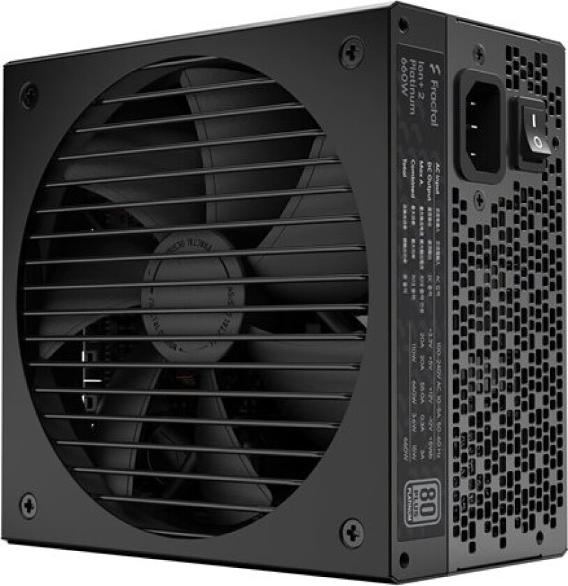 ION+ 2 Platinum Strømforsyning (PSU) - 660 Watt - 140 mm - 80 Plus Platinum sertifisert