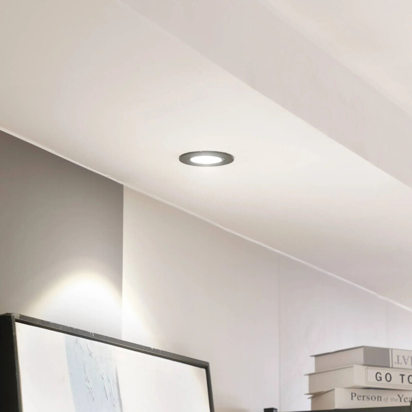 LED-downlight Zarik, svart, 4 000 K