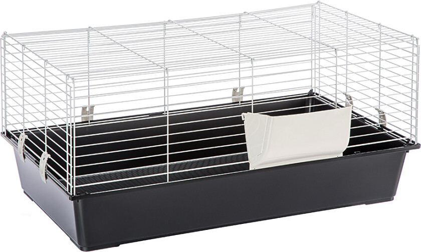 Bilde av Smådyrbur Piggy Basic - svart : L 95 x B 57 x H 46 cm