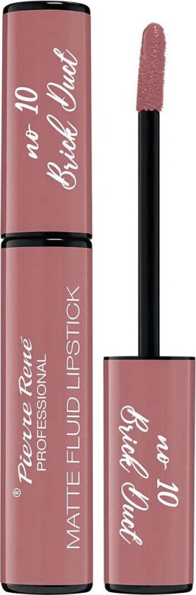 Pierre Rene Matte Fluid Lipstick 10 Brick Dust