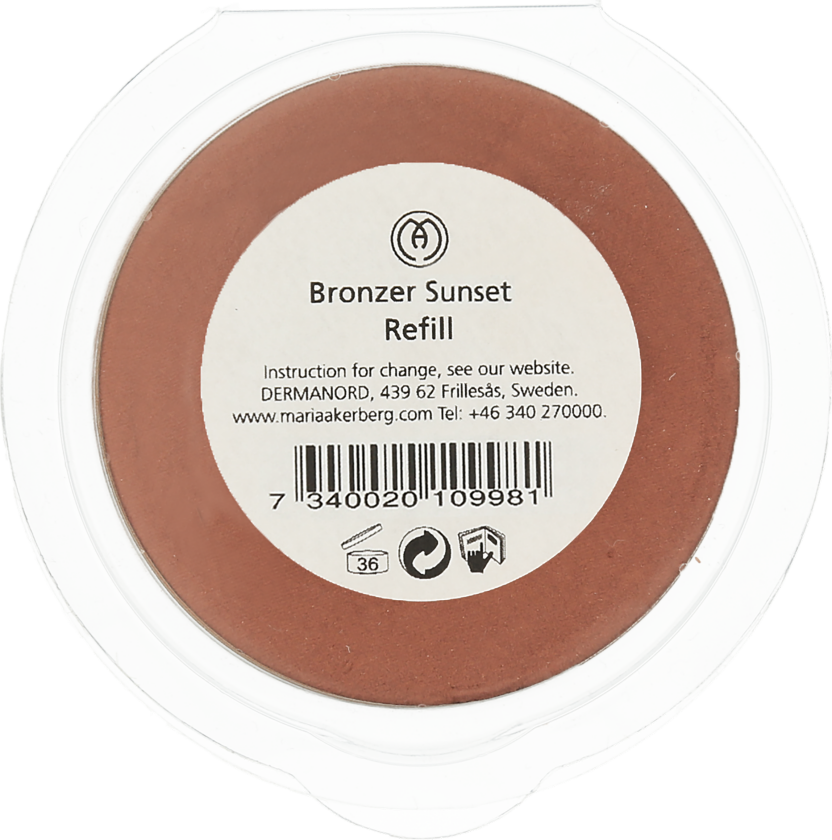 Bronzer Refill Sticker Sunset