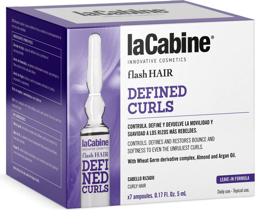 Flash Hair Defined Curls Ampoule 7 x 5 ml