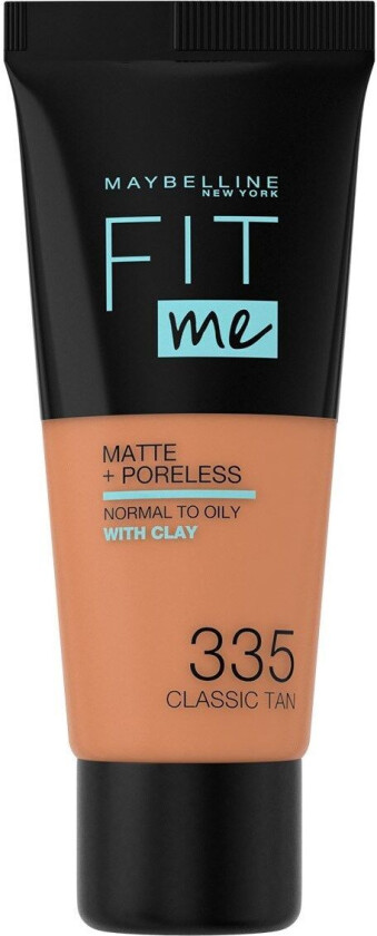 Fit Me Matte + Poreless Foundation 335 Classic Tan