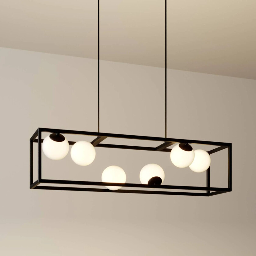 Utopia LED-pendellampe, 6 lyskilder