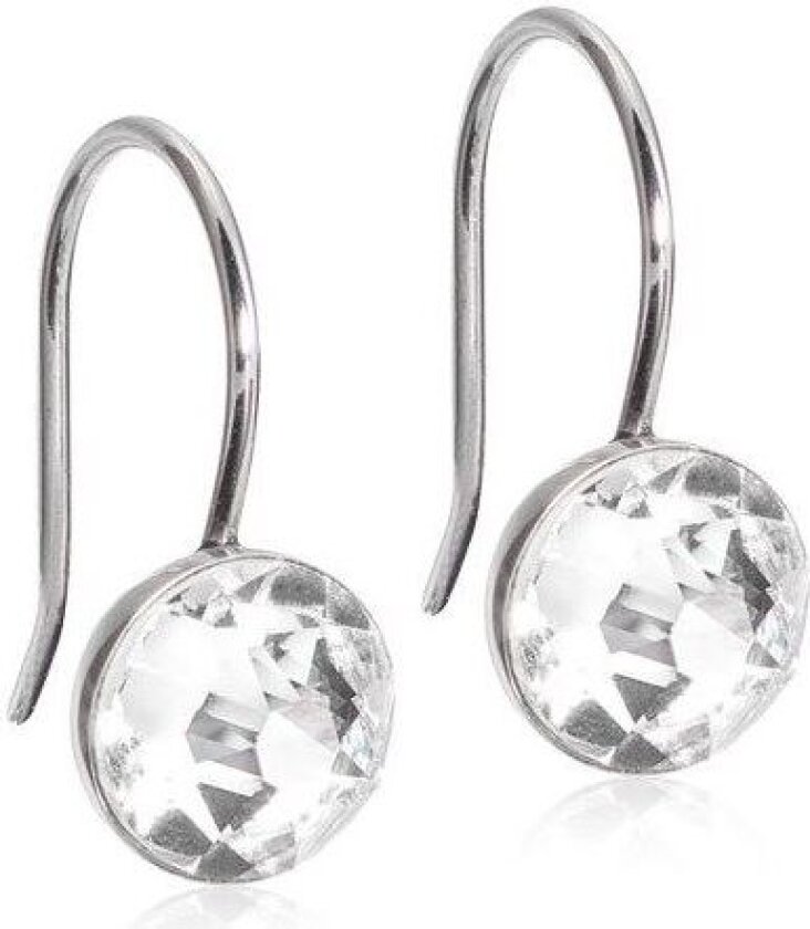Earrings Pendant Bezel Crystal