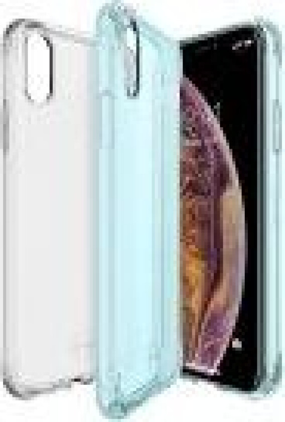 ITSKINS NANO // DUO Zero Gel 2 in 1 - Baksidedeksel for mobiltelefon - Impacthane - gjennomsiktig, lyst fiolett - 6.5 (en pakke 2) - for Apple iPhone XS Max