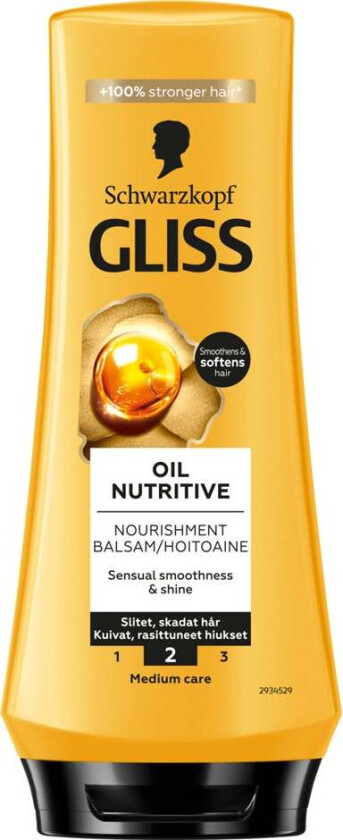 Gliss Nourishment Conditioner Oil Nutritive For Strawy & Damaged Hair