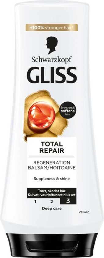 Gliss Regeneration Conditioner Total Repair   for Dry Hair & Damaged Hair