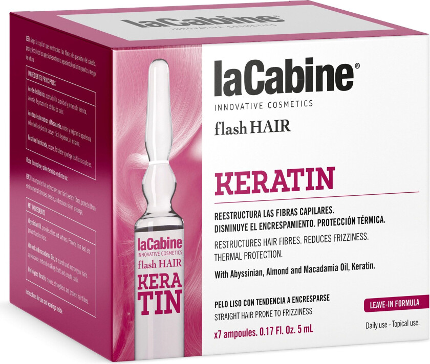 Flash Hair Keratin Ampoule 7 x 5 ml