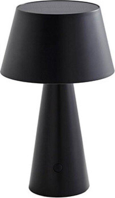 Lirinor LED solcellebordlampe, svart, 4 000 K