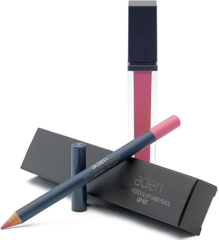 Liquid Lipstick + Lipliner Pencil Set Mellow 20