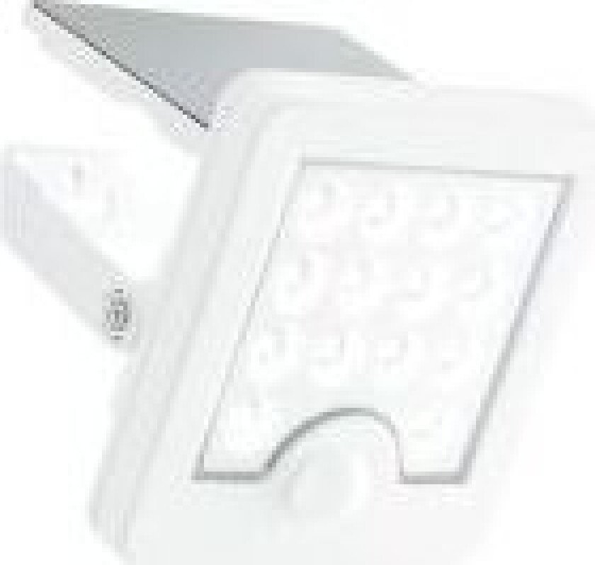 Luton G40420/05 Solcelle-udendørs vægbelysning med bevægelsessensor 4 W Varmhvid Hvid