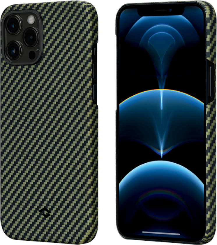 Apple iPhone 12 Pro Max MagEZ Case - Black/Yellow Twill
