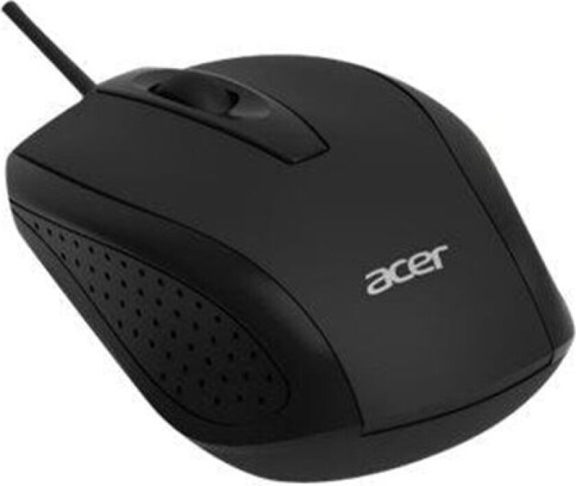 - mouse - USB - black - Mus - 3 knapper - Svart