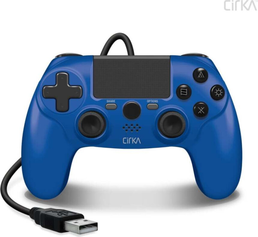 "Nuforce" Wired Controller For PS4/ PC/ Mac (Blue)