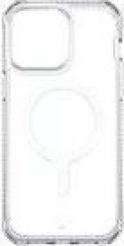 ITSKINS HYBRID_R // CLEAR - Baksidedeksel for mobiltelefon - robust - MagSafe-kompatibel - MagSafe-samsvar - 100 % resirkulert materiale - gjennomsiktig - for Apple iPhone 14 Pro Max