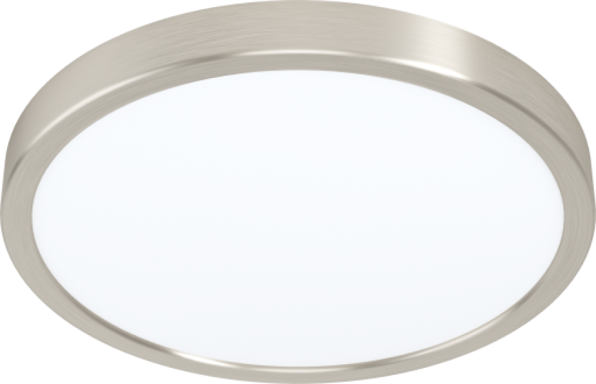 Z Fueva Bath plafond, børstet stål, Ø28,5 cm