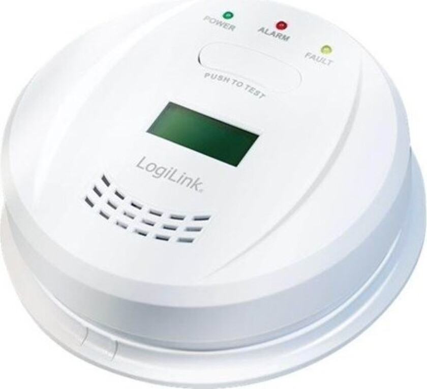 Carbon monoxide detector with LCD