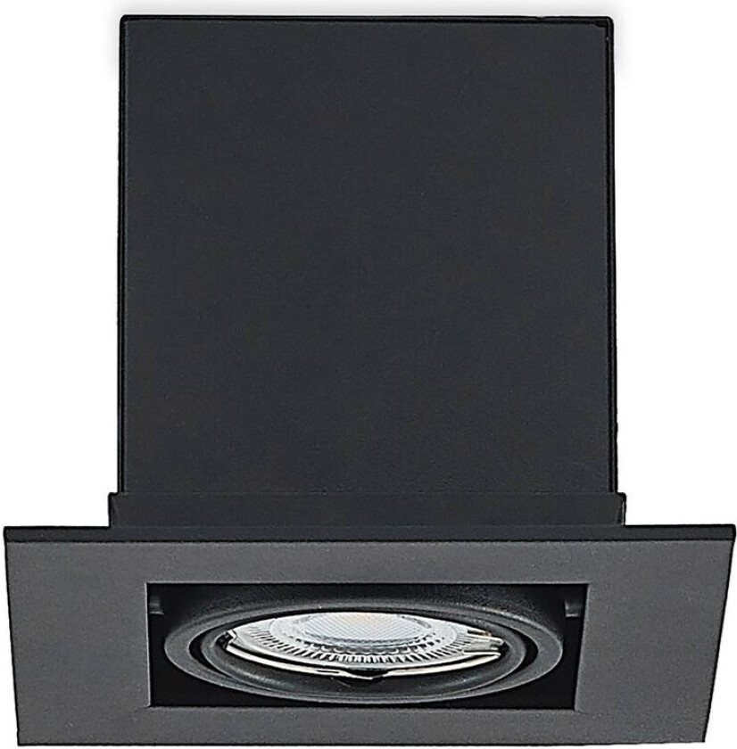 Taneja innfellingslampe, 1 lyskilde, svart