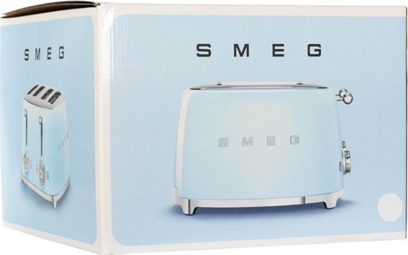 SMEG Brødrister hvit 4x4 tsf03wheu