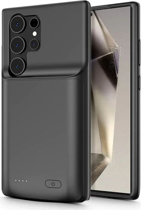 Samsung Galaxy S24 Ultra Tech-Protect PowerCase Batteri Deksel 5000 mAh - Svart