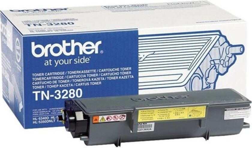 Toner Svart Tn-3280 8k