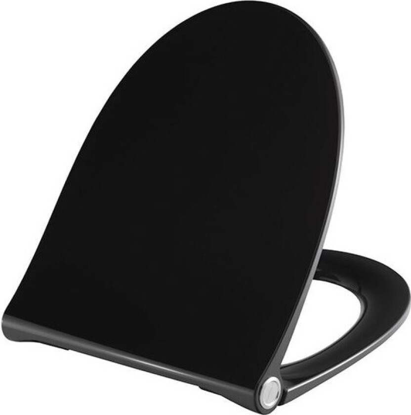 Sway Norden toalettsete, soft close, avtagbar, sort